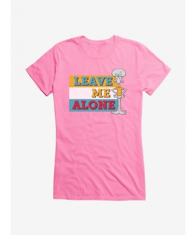 Fashion SpongeBob SquarePants Squidward Leave Me Alone Girls T-Shirt $8.76 T-Shirts