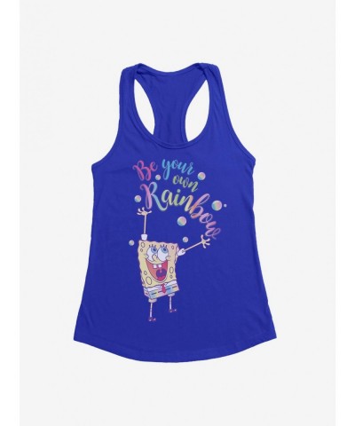 Huge Discount SpongeBob SquarePants Be Your Own Rainbow Girls Tank $9.76 Tanks