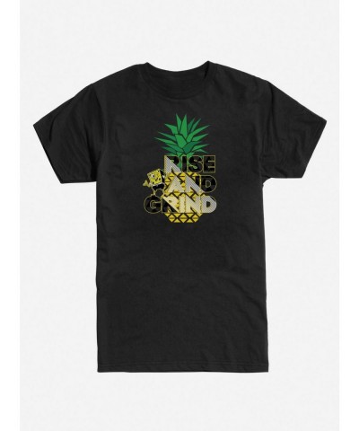 Discount Sale Spongebob Squarepants Rise annd Grind Pineapple T-Shirt $7.07 T-Shirts