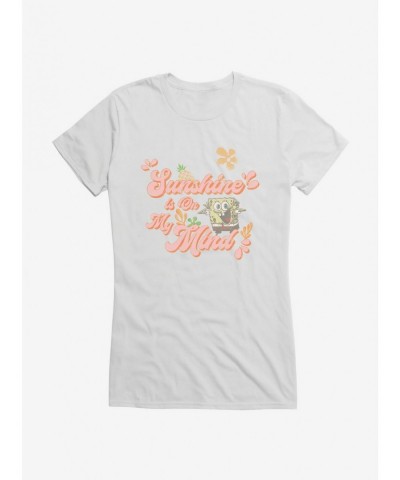 Big Sale SpongeBob SquarePants Sunshine Is On My Mind Girls T-Shirt $8.37 T-Shirts