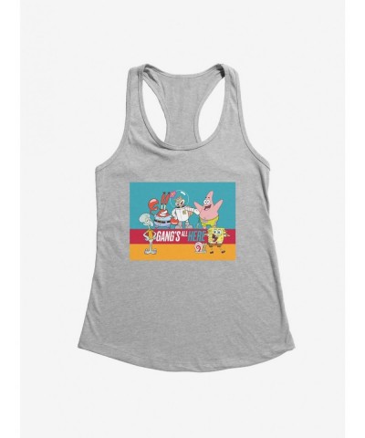 Cheap Sale SpongeBob SquarePants Gang's All Here Girls Tank $8.96 Tanks