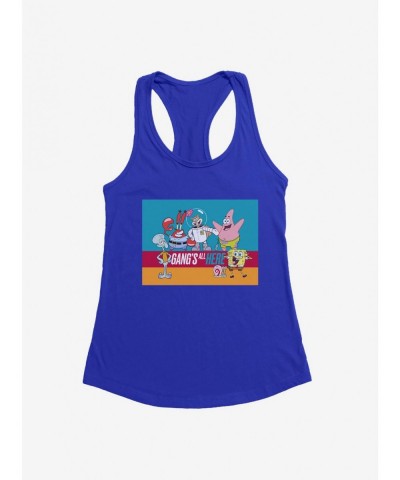 Cheap Sale SpongeBob SquarePants Gang's All Here Girls Tank $8.96 Tanks