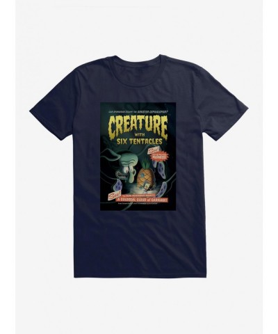 Bestselling SpongeBob SquarePants Creature With Six Tentacles T-Shirt $7.46 T-Shirts