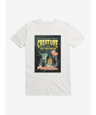 Bestselling SpongeBob SquarePants Creature With Six Tentacles T-Shirt $7.46 T-Shirts