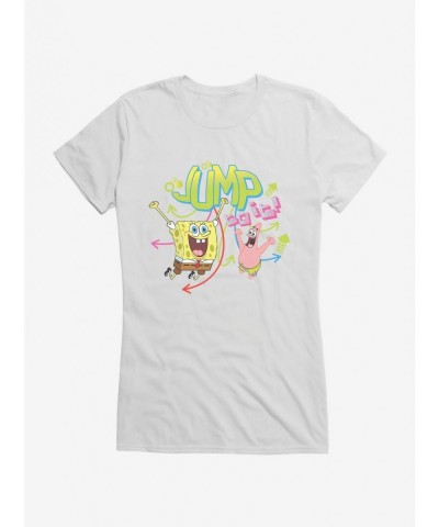 Value for Money SpongeBob SquarePants Jump To It SpongeBob Patrick Girls T-Shirt $8.76 T-Shirts