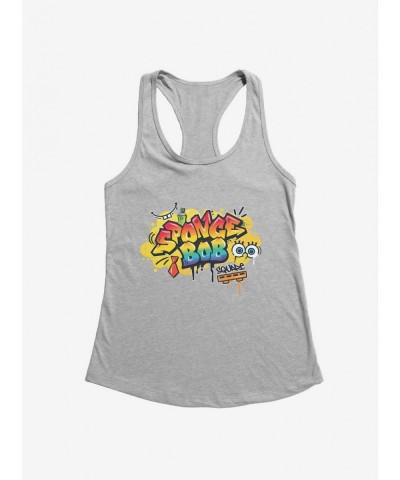 Limited Time Special SpongeBob SquarePants Hip Hop Graffiti Art Girls Tank $8.57 Tanks