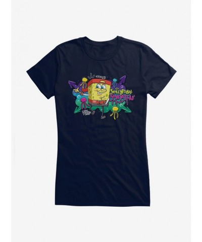 Limited-time Offer SpongeBob SquarePants Hip Hop Jellyfish Jammin' Girls T-Shirt $6.57 T-Shirts