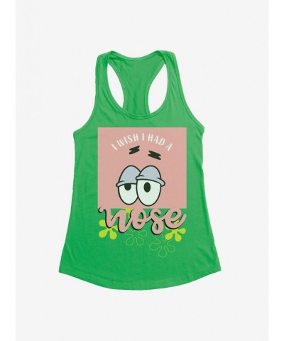 Sale Item SpongeBob SquarePants Patrick I Wish I Had A Nose Girls Tank $5.98 Tanks