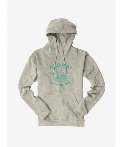 Unique SpongeBob SquarePants Squidward Aloha Hoodie $15.09 Hoodies