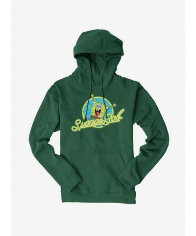 Value for Money SpongeBob SquarePants Neon Circle Logo Hoodie $17.96 Hoodies