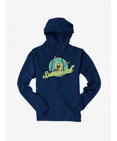 Value for Money SpongeBob SquarePants Neon Circle Logo Hoodie $17.96 Hoodies