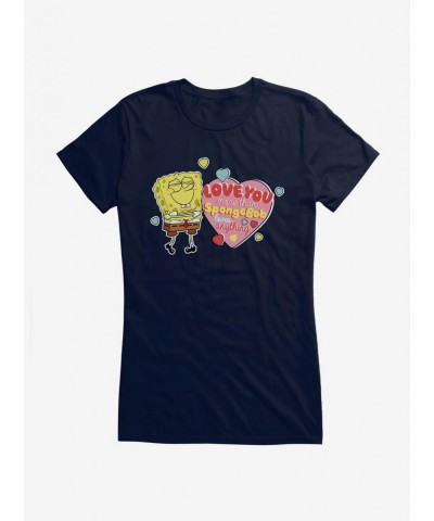 Discount Sale SpongeBob SquarePants Love You More Than Girls T-Shirt $8.37 T-Shirts