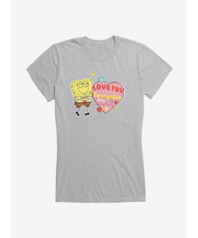 Discount Sale SpongeBob SquarePants Love You More Than Girls T-Shirt $8.37 T-Shirts