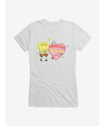 Discount Sale SpongeBob SquarePants Love You More Than Girls T-Shirt $8.37 T-Shirts