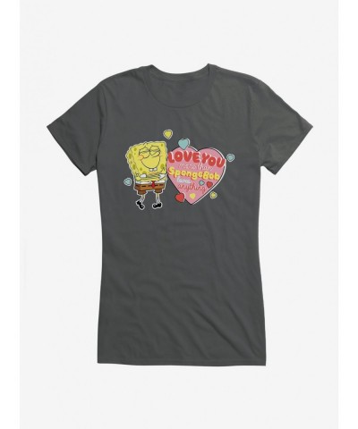 Discount Sale SpongeBob SquarePants Love You More Than Girls T-Shirt $8.37 T-Shirts