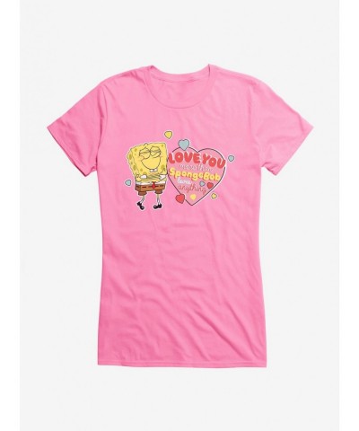 Discount Sale SpongeBob SquarePants Love You More Than Girls T-Shirt $8.37 T-Shirts