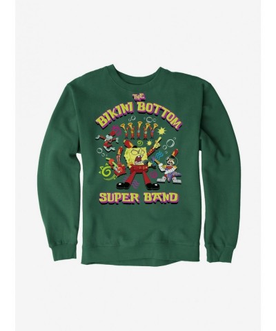 Pre-sale SpongeBob SquarePants Bikini Bottom Super Band Sweatshirt $11.51 Sweatshirts