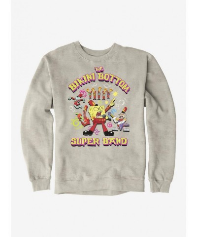 Pre-sale SpongeBob SquarePants Bikini Bottom Super Band Sweatshirt $11.51 Sweatshirts