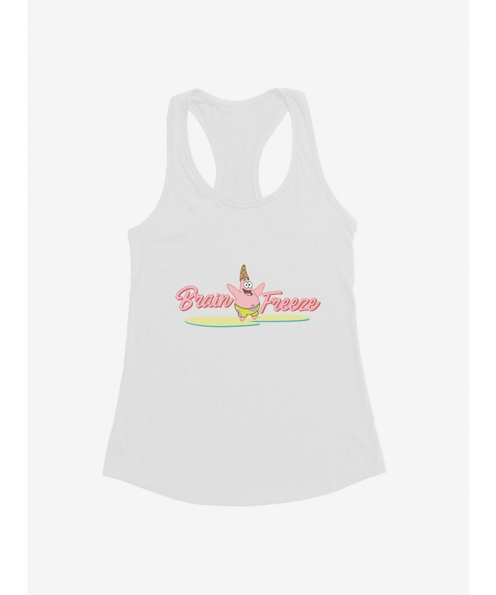 Big Sale SpongeBob SquarePants Happy Brain Freeze Girls Tank $9.16 Tanks