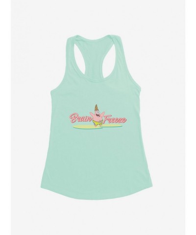 Big Sale SpongeBob SquarePants Happy Brain Freeze Girls Tank $9.16 Tanks