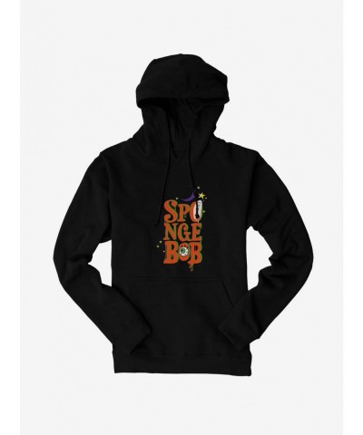 Premium SpongeBob SquarePants Halloween Spooky Font Hoodie $13.30 Hoodies