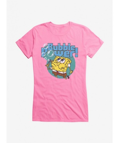 Discount SpongeBob SquarePants Bubble Power Girls T-Shirt $7.57 T-Shirts