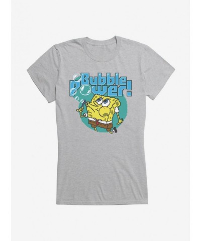 Discount SpongeBob SquarePants Bubble Power Girls T-Shirt $7.57 T-Shirts