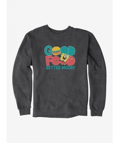 Value Item SpongeBob SquarePants Good Food Better Mood! Sweatshirt $9.45 Sweatshirts