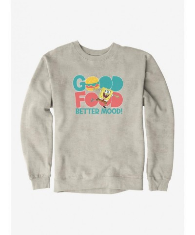 Value Item SpongeBob SquarePants Good Food Better Mood! Sweatshirt $9.45 Sweatshirts