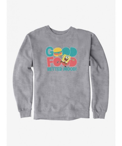 Value Item SpongeBob SquarePants Good Food Better Mood! Sweatshirt $9.45 Sweatshirts