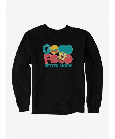 Value Item SpongeBob SquarePants Good Food Better Mood! Sweatshirt $9.45 Sweatshirts