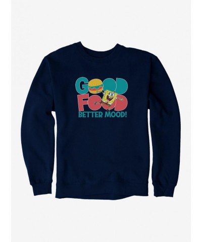 Value Item SpongeBob SquarePants Good Food Better Mood! Sweatshirt $9.45 Sweatshirts