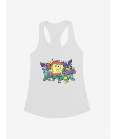 New Arrival SpongeBob SquarePants Hip Hop Jellyfish Jammin' Girls Tank $7.37 Tanks