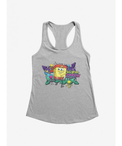 New Arrival SpongeBob SquarePants Hip Hop Jellyfish Jammin' Girls Tank $7.37 Tanks