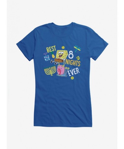 Limited-time Offer SpongeBob SquarePants Best 8 Nights Ever Girls T-Shirt $8.17 T-Shirts