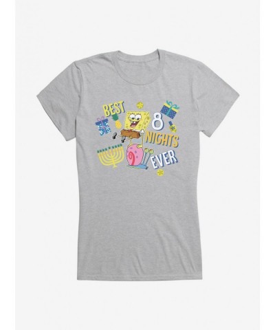 Limited-time Offer SpongeBob SquarePants Best 8 Nights Ever Girls T-Shirt $8.17 T-Shirts