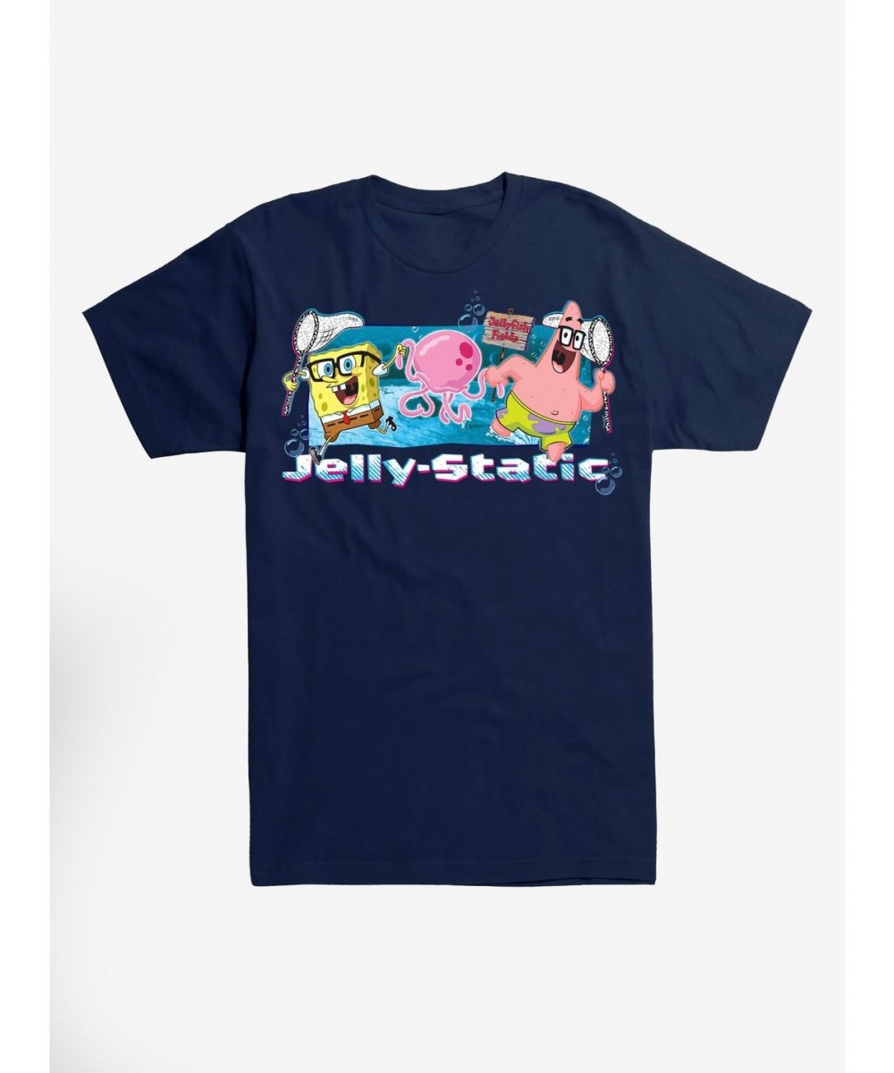 Best Deal SpongeBob Jelly Static T-Shirt $7.67 T-Shirts