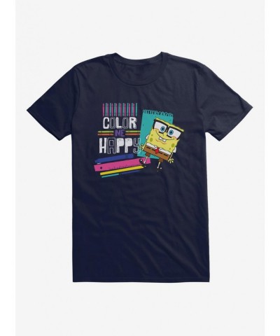 Flash Deal SpongeBob SquarePants Color Me Happy T-Shirt $8.99 T-Shirts