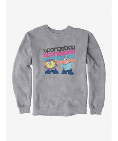 High Quality SpongeBob SquarePants Dance Crew SpongeBob Patrick Sweatshirt $14.17 Sweatshirts