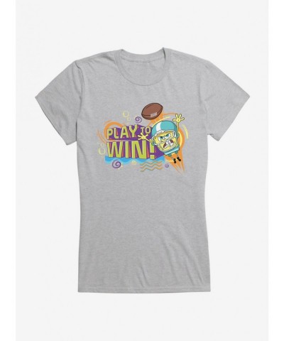 Discount Sale SpongeBob SquarePants Play To Win Girls T-Shirt $7.97 T-Shirts