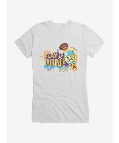 Discount Sale SpongeBob SquarePants Play To Win Girls T-Shirt $7.97 T-Shirts