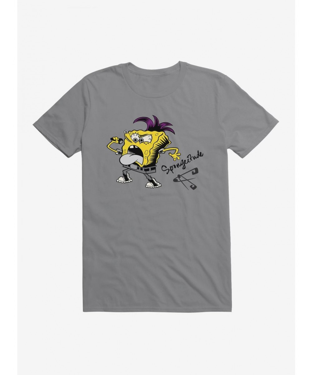 Seasonal Sale SpongeBob SquarePants Spongeitude T-Shirt $6.88 T-Shirts