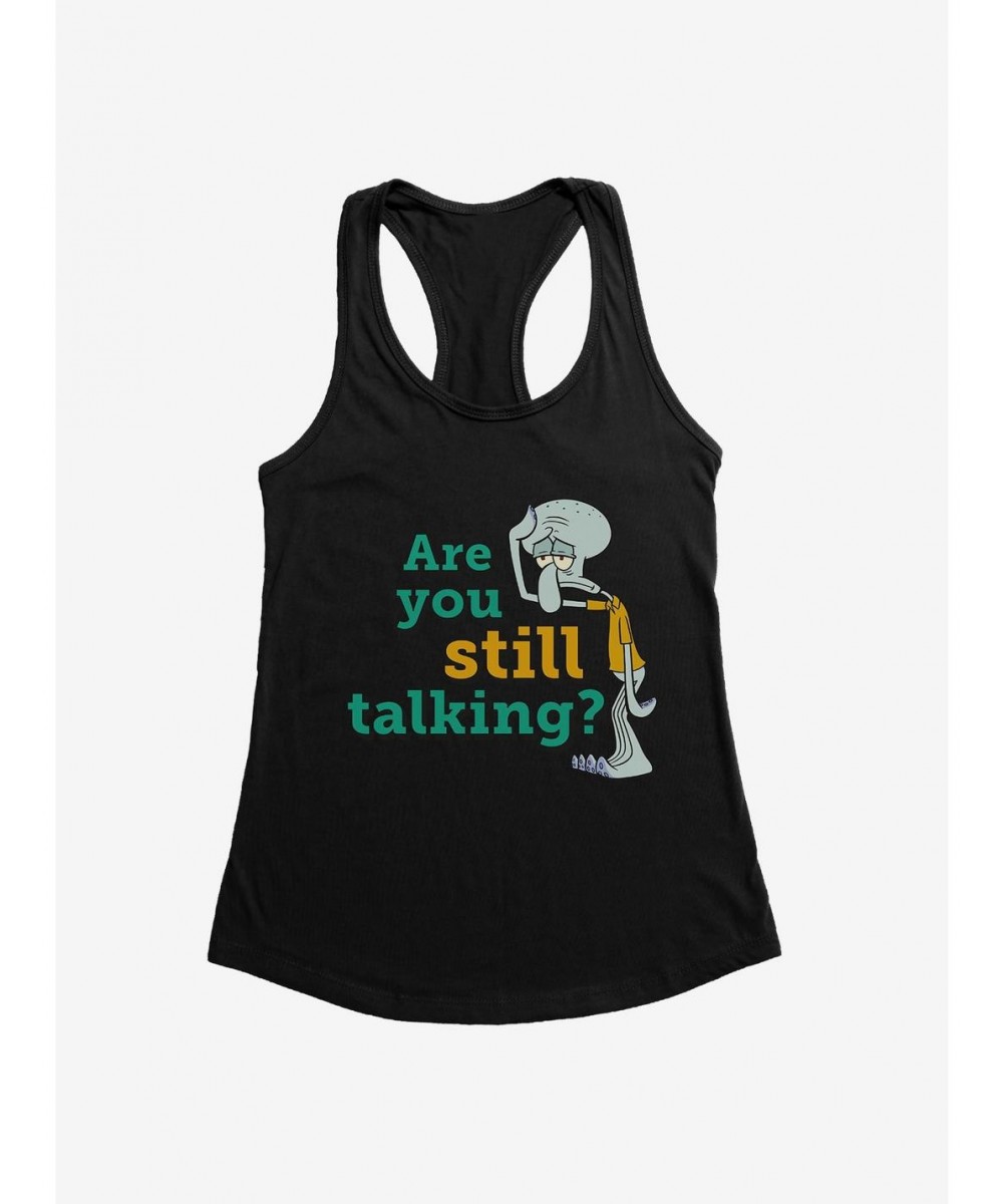 Huge Discount SpongeBob SquarePants Squidward Are You Still Still Talking Girls Tank $5.98 Tanks