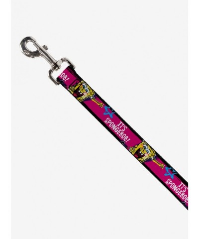 Special Spongebob Squarepants Pose It's Spongebob Pink Dog Leash $9.85 Leashes