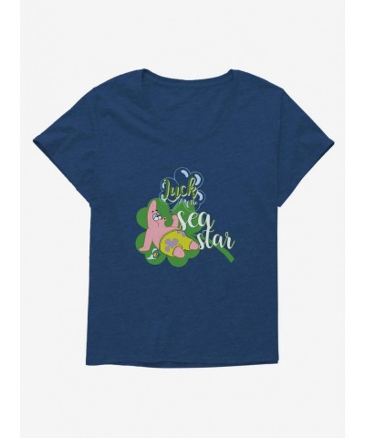 Low Price SpongeBob SquarePants Luck Of The Sea Star Girls T-Shirt Plus Size $11.72 T-Shirts