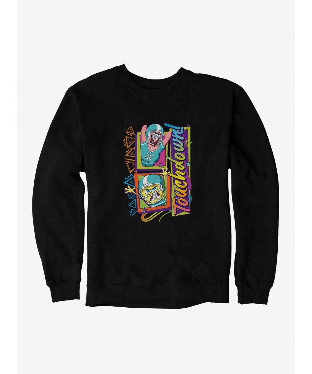 Unique SpongeBob SquarePants Touchdown SpongeBob Patrick Sweatshirt $13.58 Sweatshirts