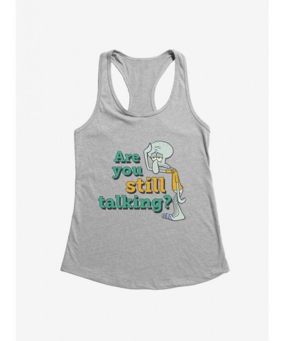 Huge Discount SpongeBob SquarePants Squidward Are You Still Still Talking Girls Tank $5.98 Tanks