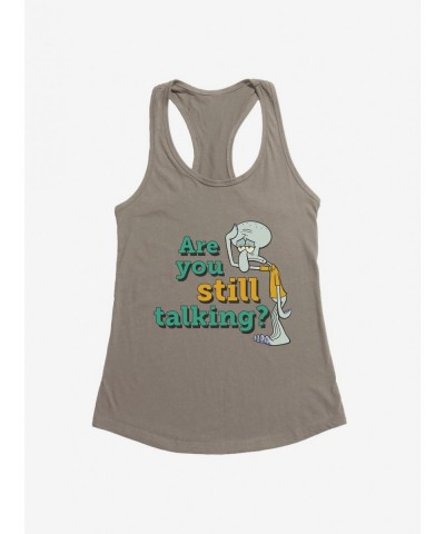 Huge Discount SpongeBob SquarePants Squidward Are You Still Still Talking Girls Tank $5.98 Tanks