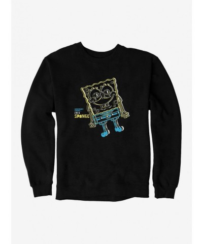 Cheap Sale SpongeBob SquarePants I'm A Sponge Sketch Sweatshirt $11.22 Sweatshirts