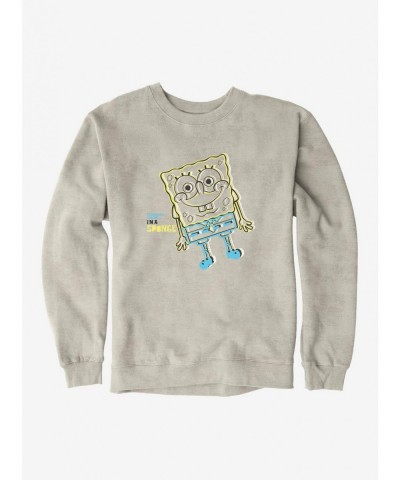 Cheap Sale SpongeBob SquarePants I'm A Sponge Sketch Sweatshirt $11.22 Sweatshirts